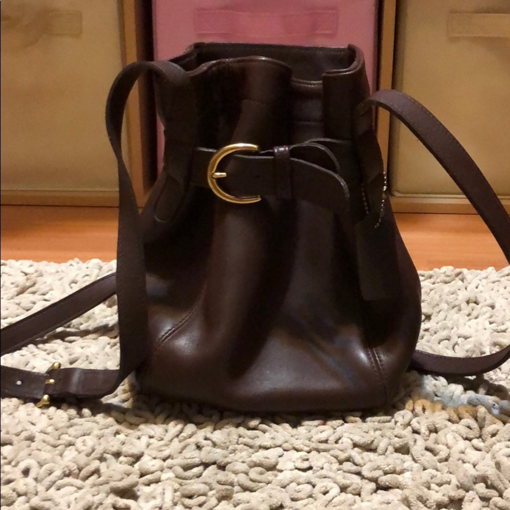 Vintage Coach bucket bag